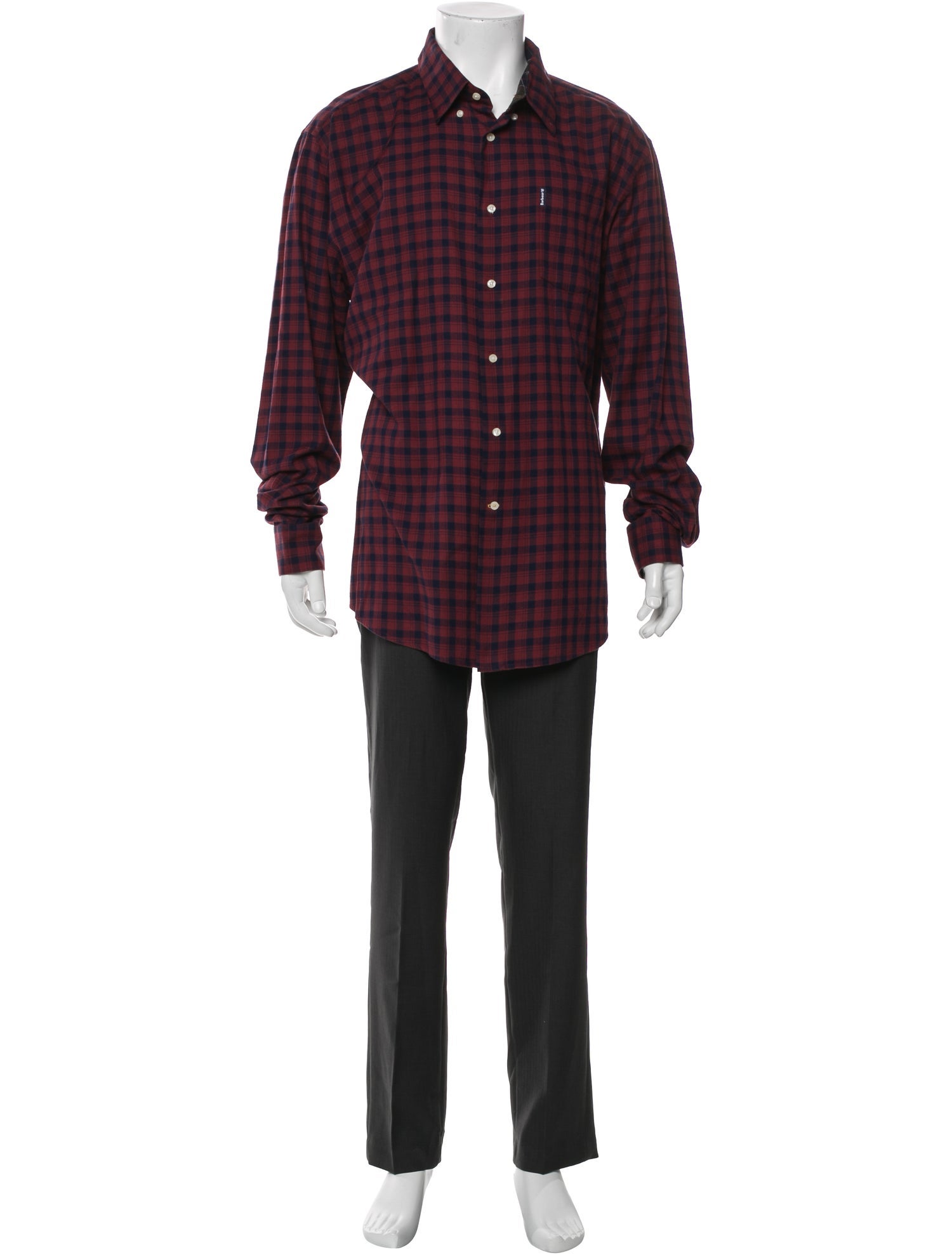 Barbour Plaid Print Long Sleeve Shirt