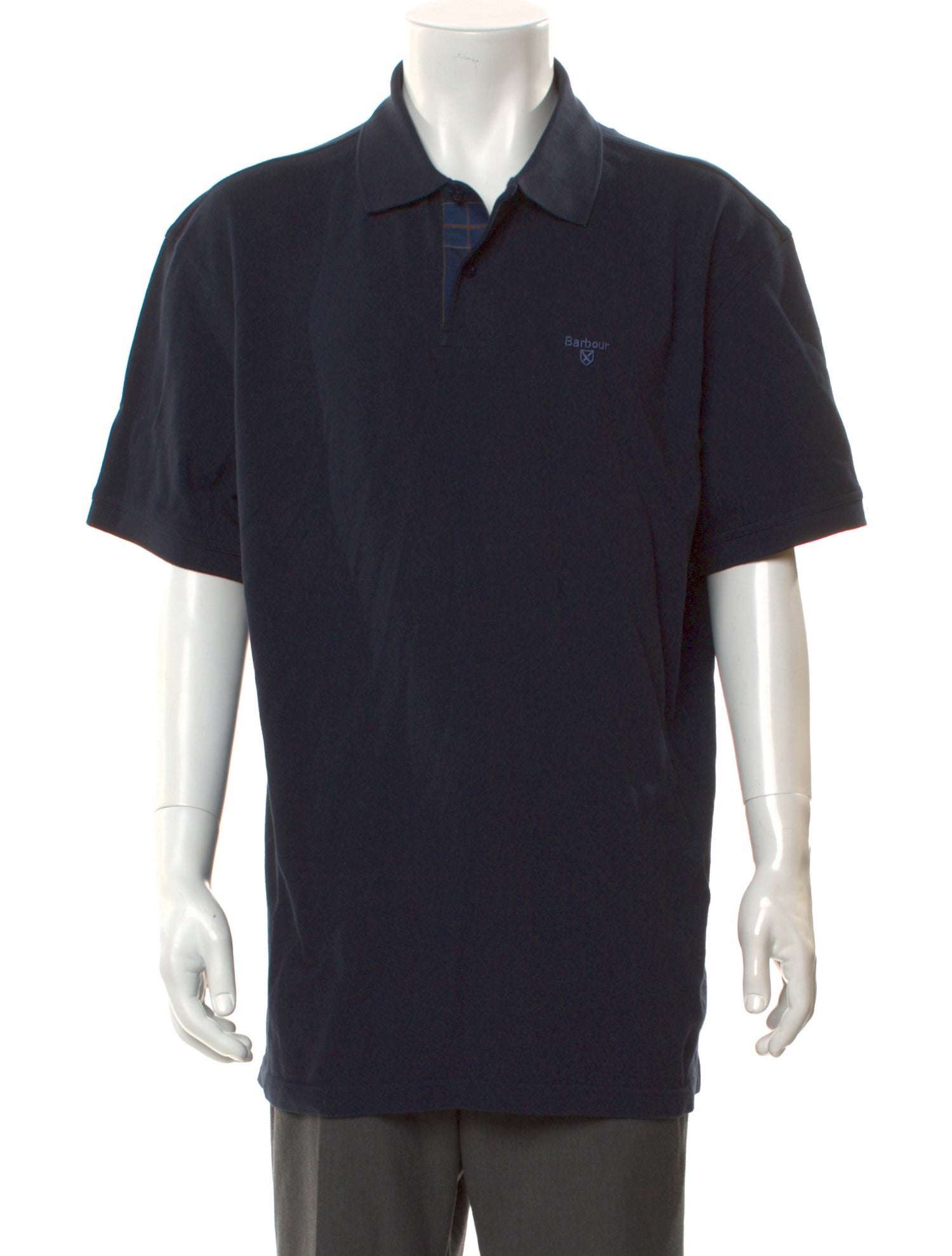 Barbour Collar Short Sleeve Polo Shirt