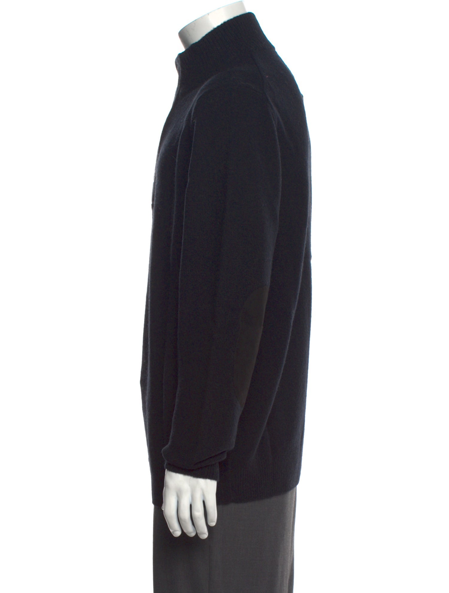 Barbour Wool Mock Neck Polo Sweater w/ Tags