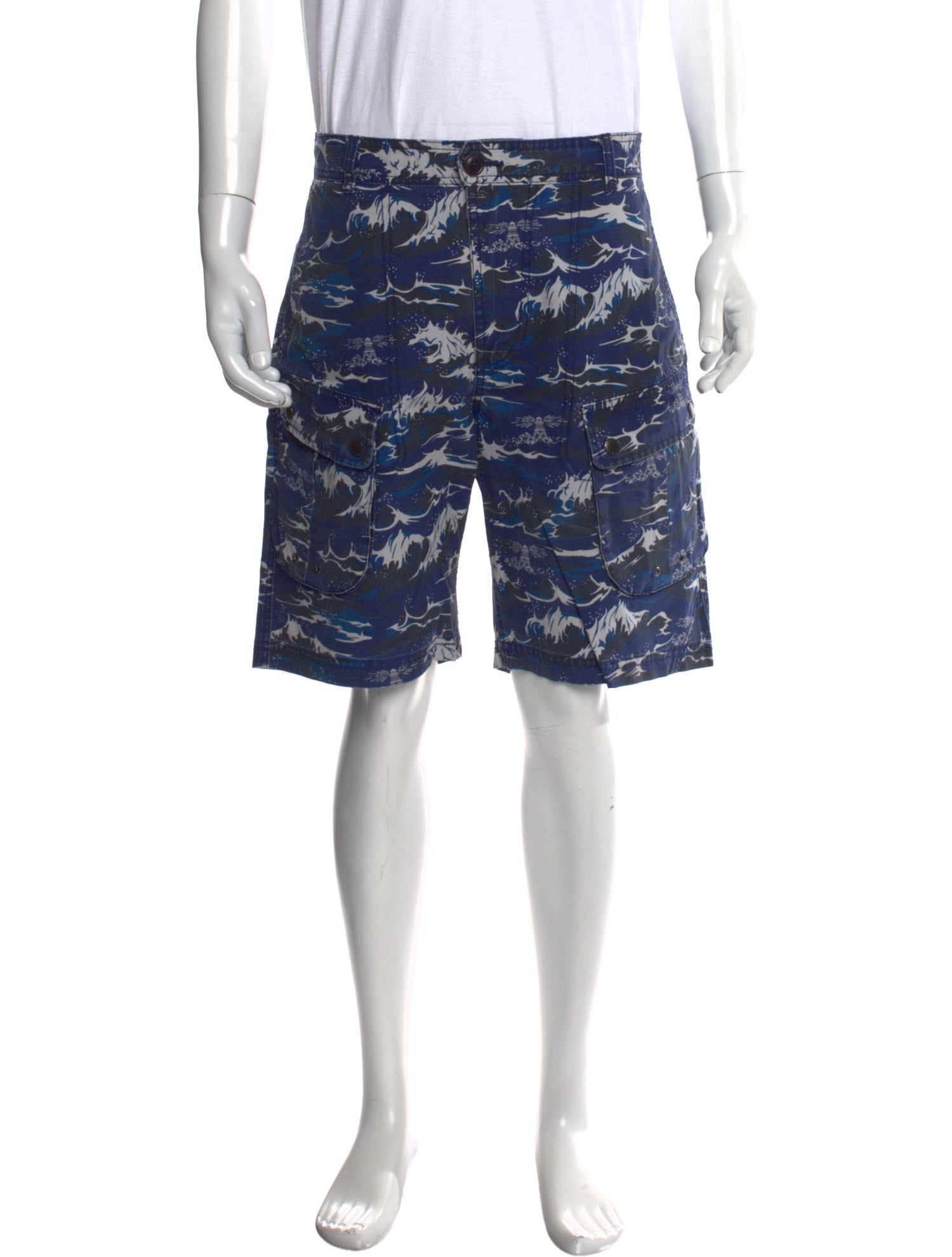Barbour Printed Flat Front Shorts