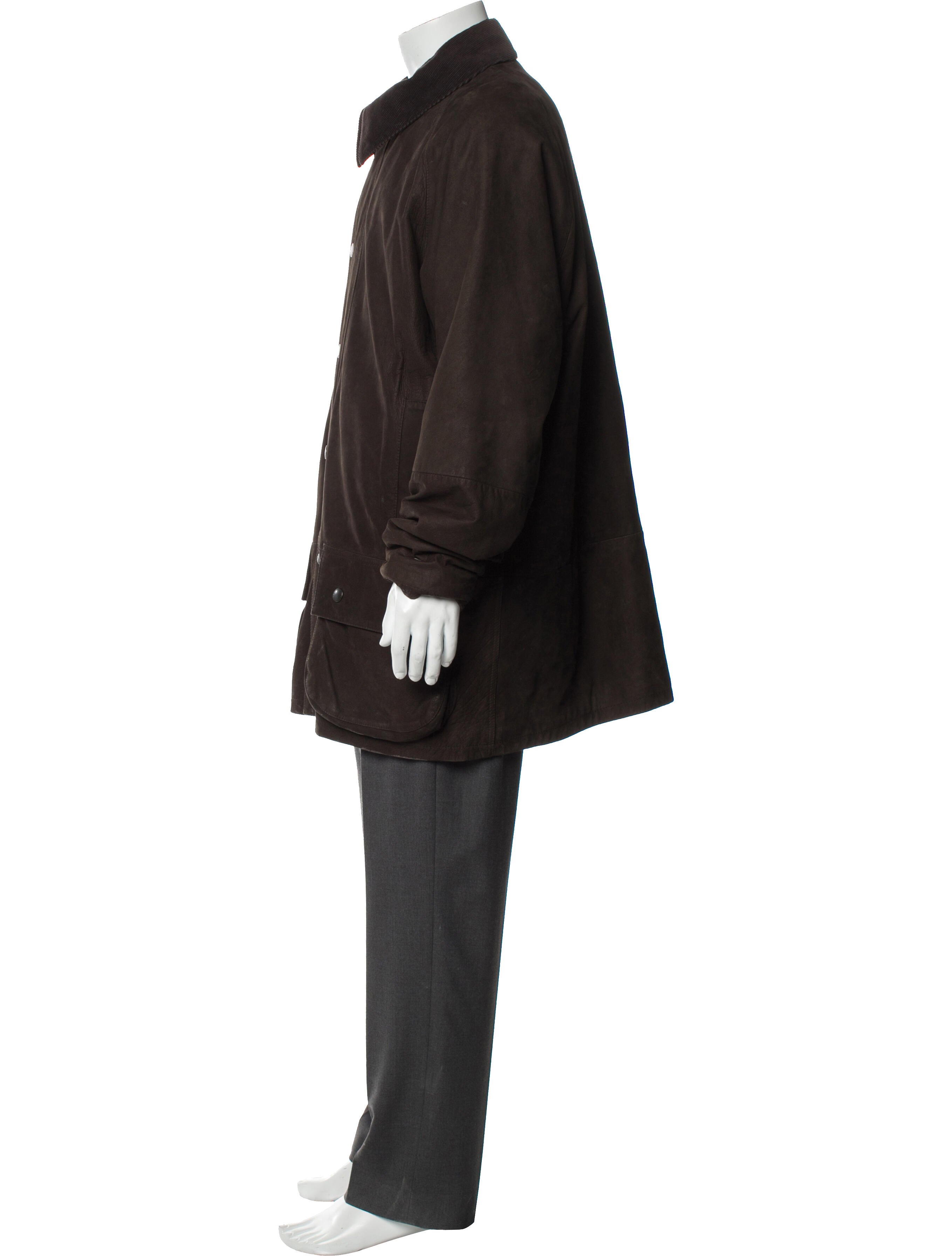 Barbour Leather Parka