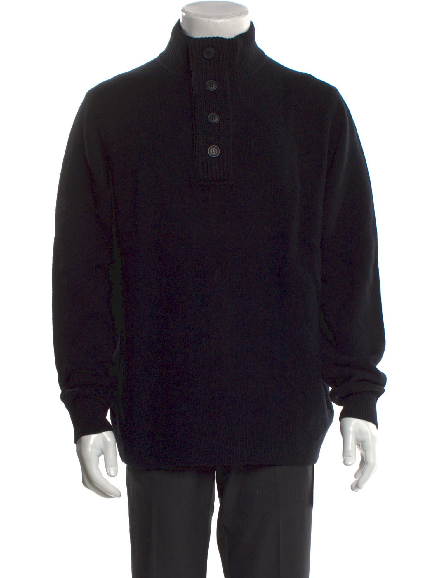 Barbour Wool Mock Neck Pullover