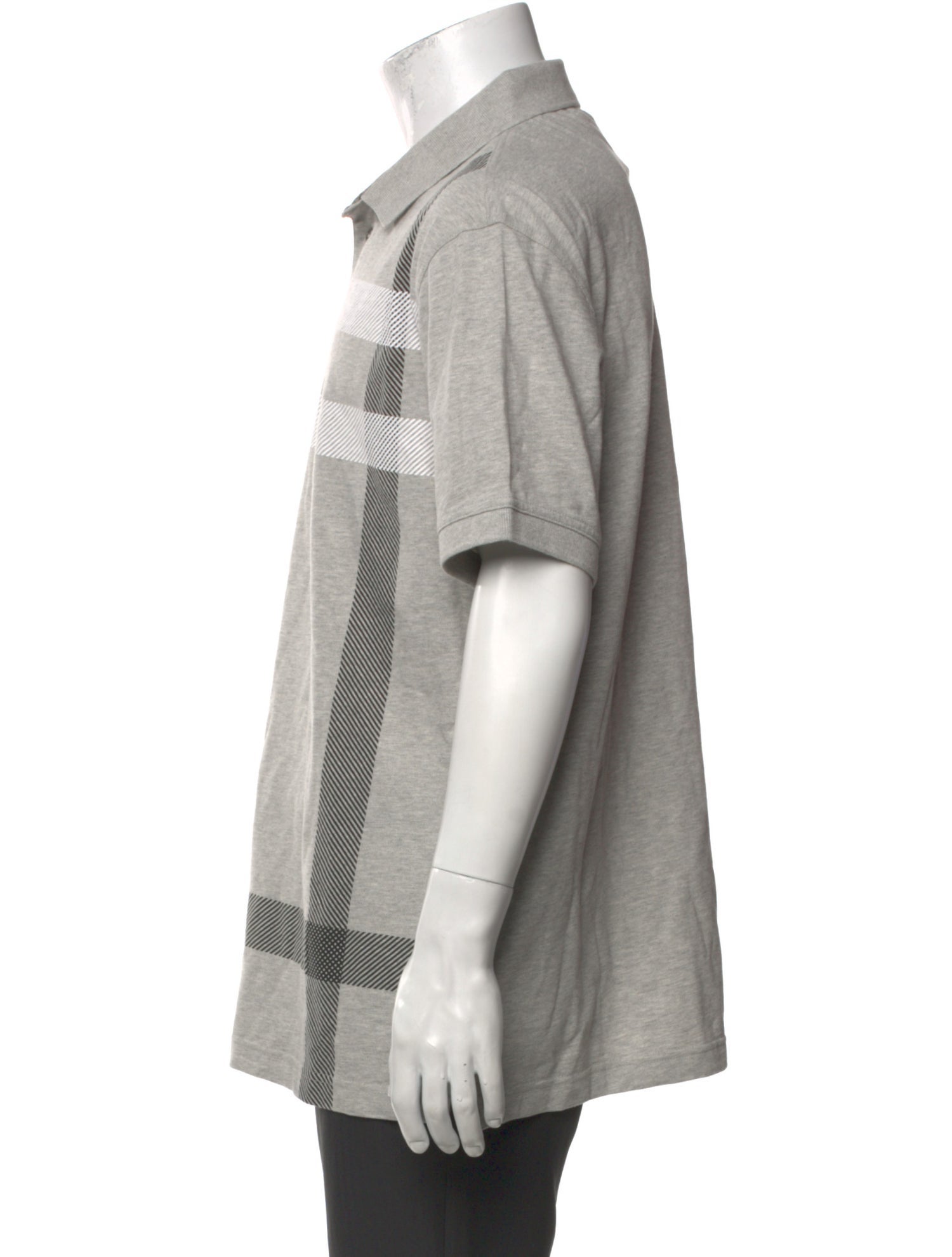 Barbour Striped Crew Neck Polo Shirt w/ Tags