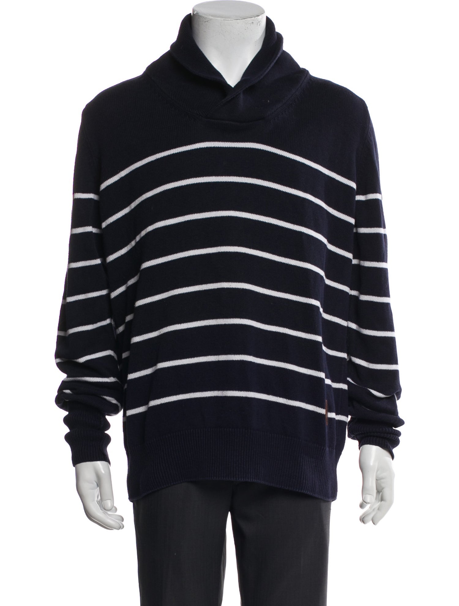 Barbour Striped Turtleneck Pullover