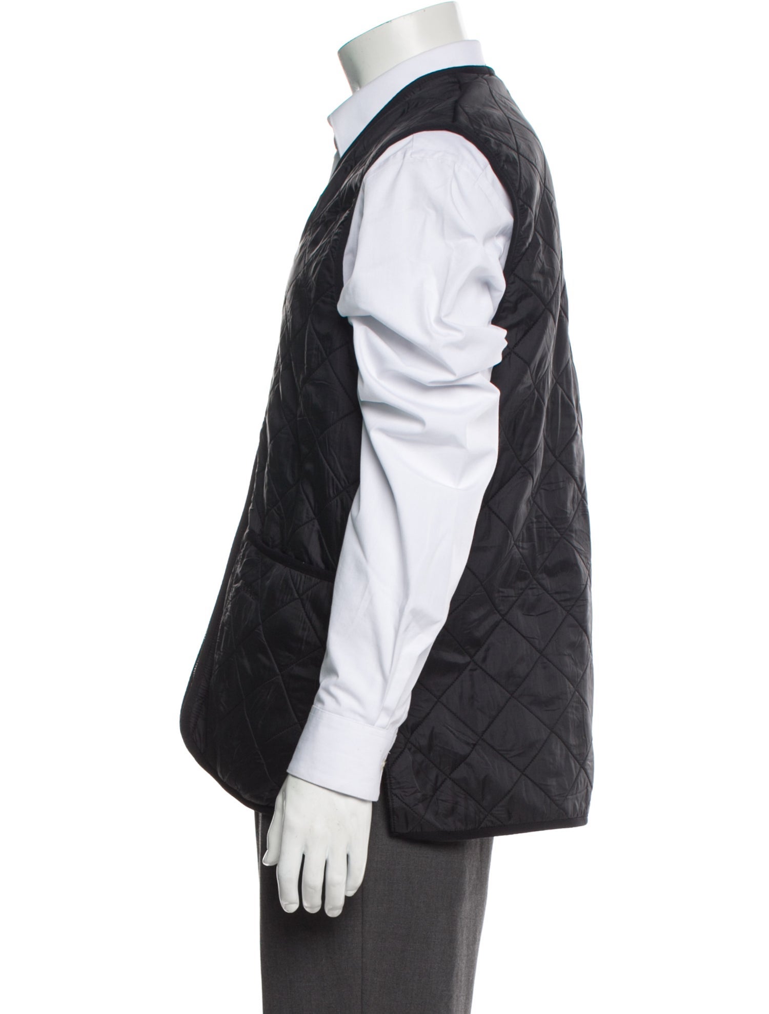 Barbour Plaid Print Vest