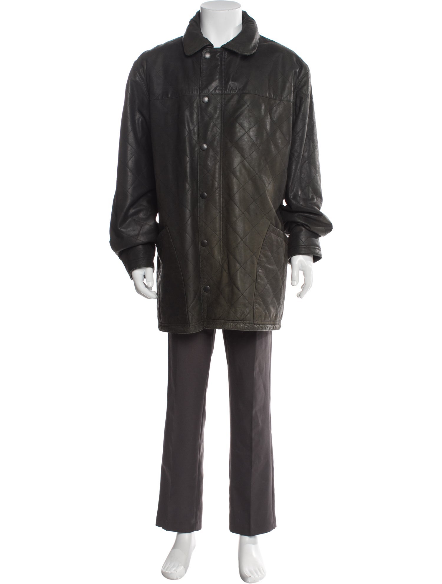 Barbour Leather Parka