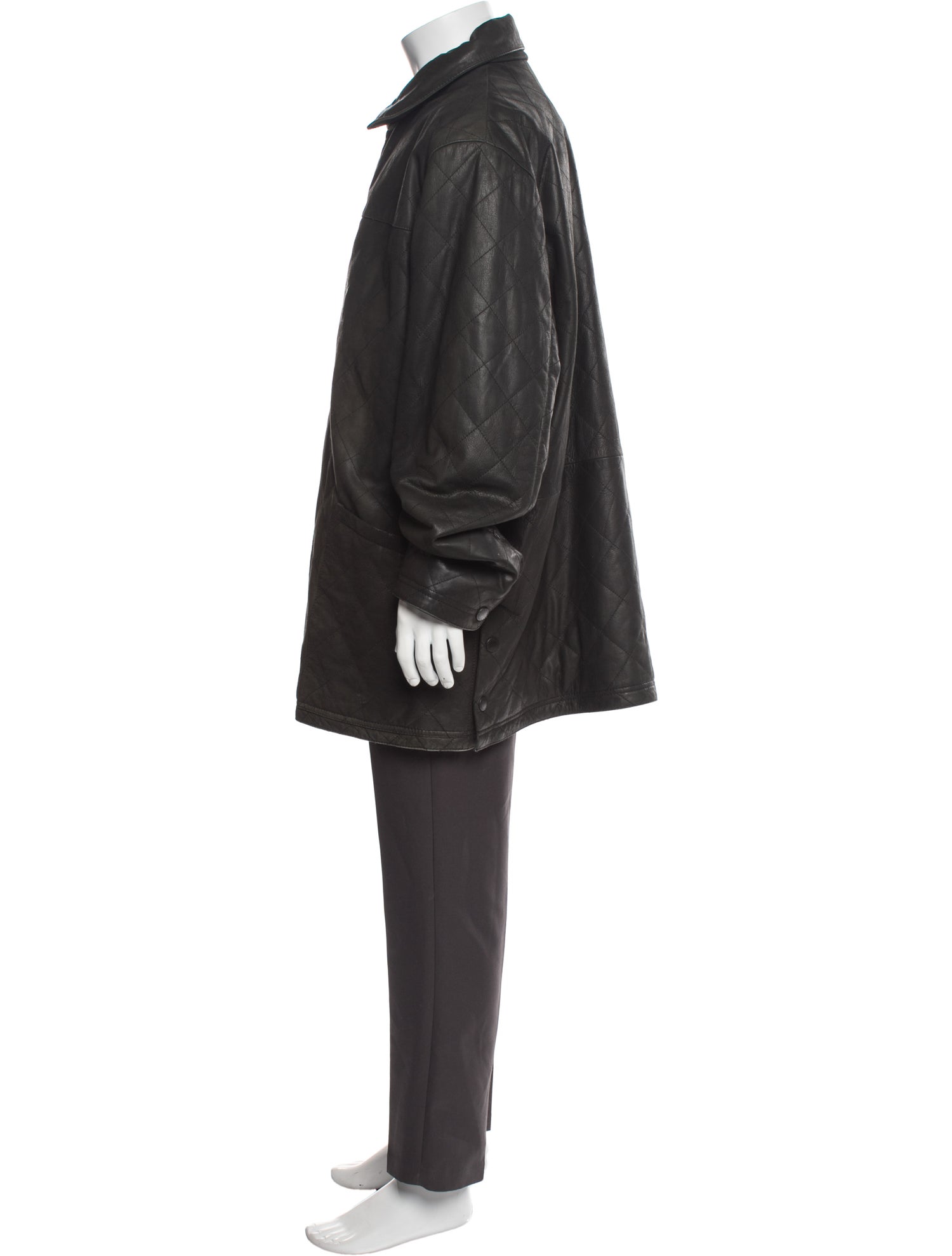 Barbour Leather Parka