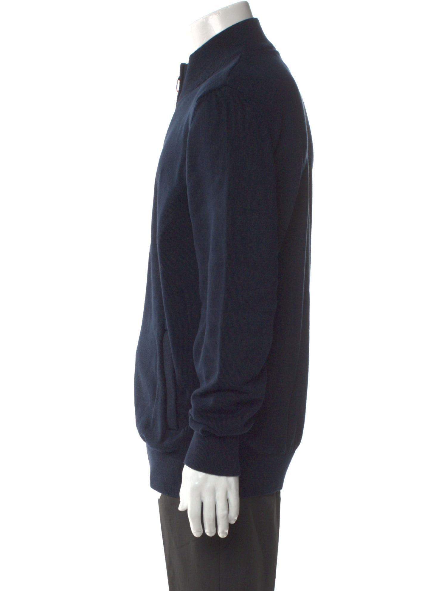 Barbour Mock Neck Long Sleeve Cardigan