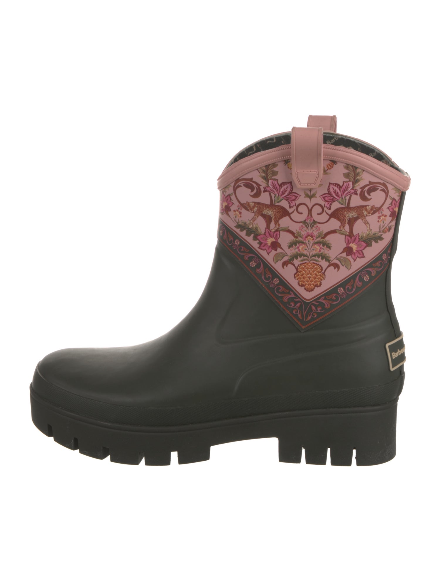Barbour Rubber Patterned Rain Boots