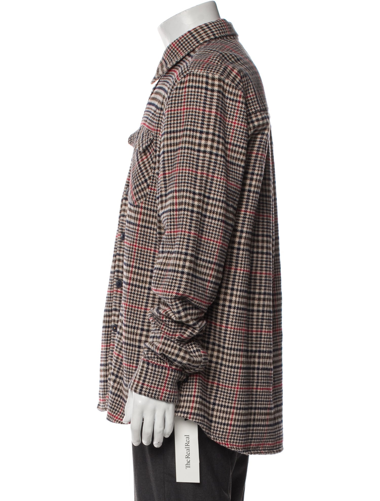 Barbour Houndstooth Print Puffer Coat w/ Tags