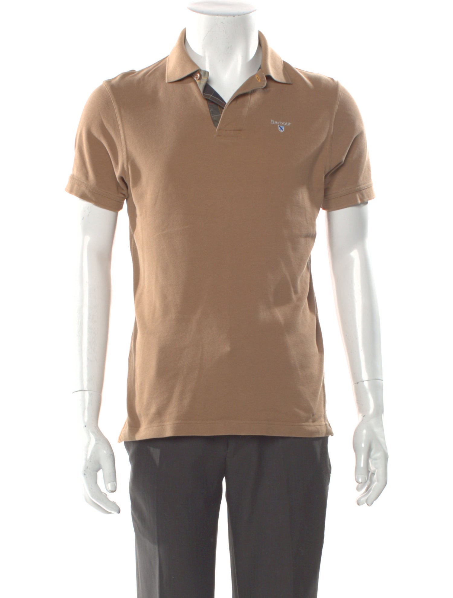Barbour V-Neck Short Sleeve Polo Shirt