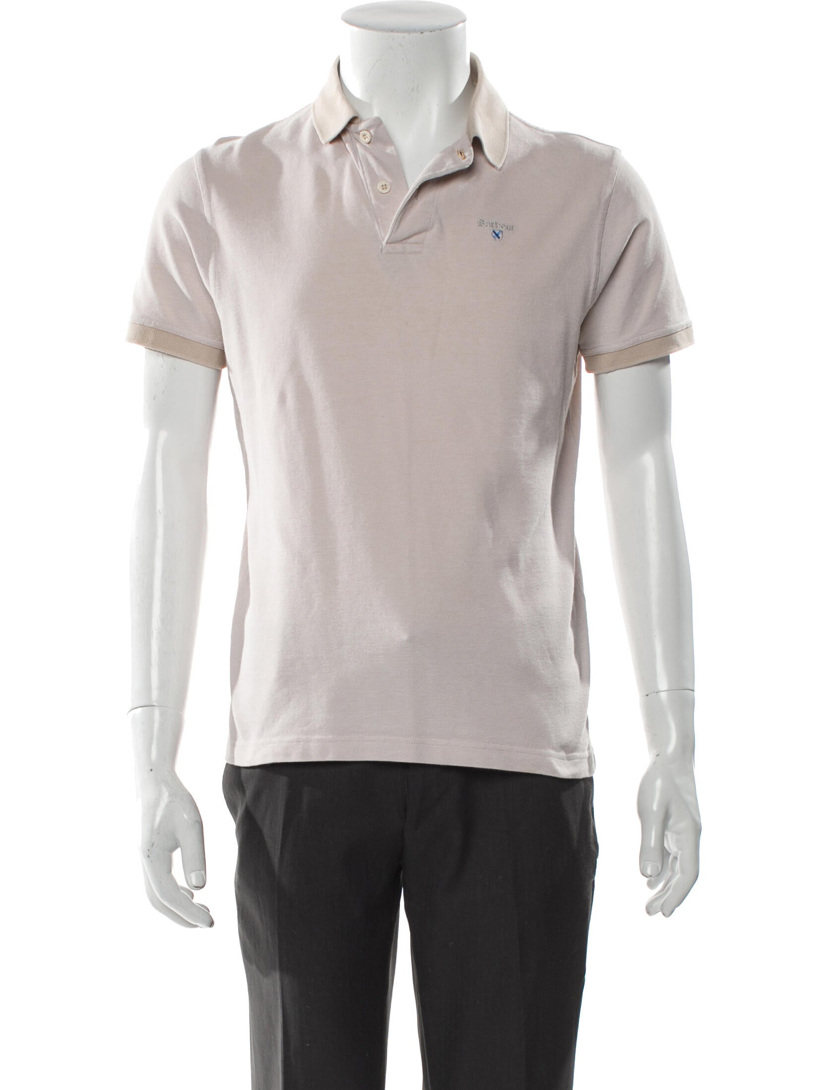 Barbour Collar Short Sleeve Polo Shirt