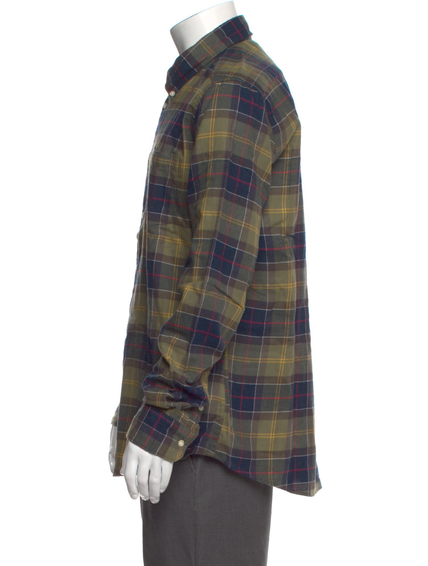 Barbour Plaid Print Long Sleeve Shirt