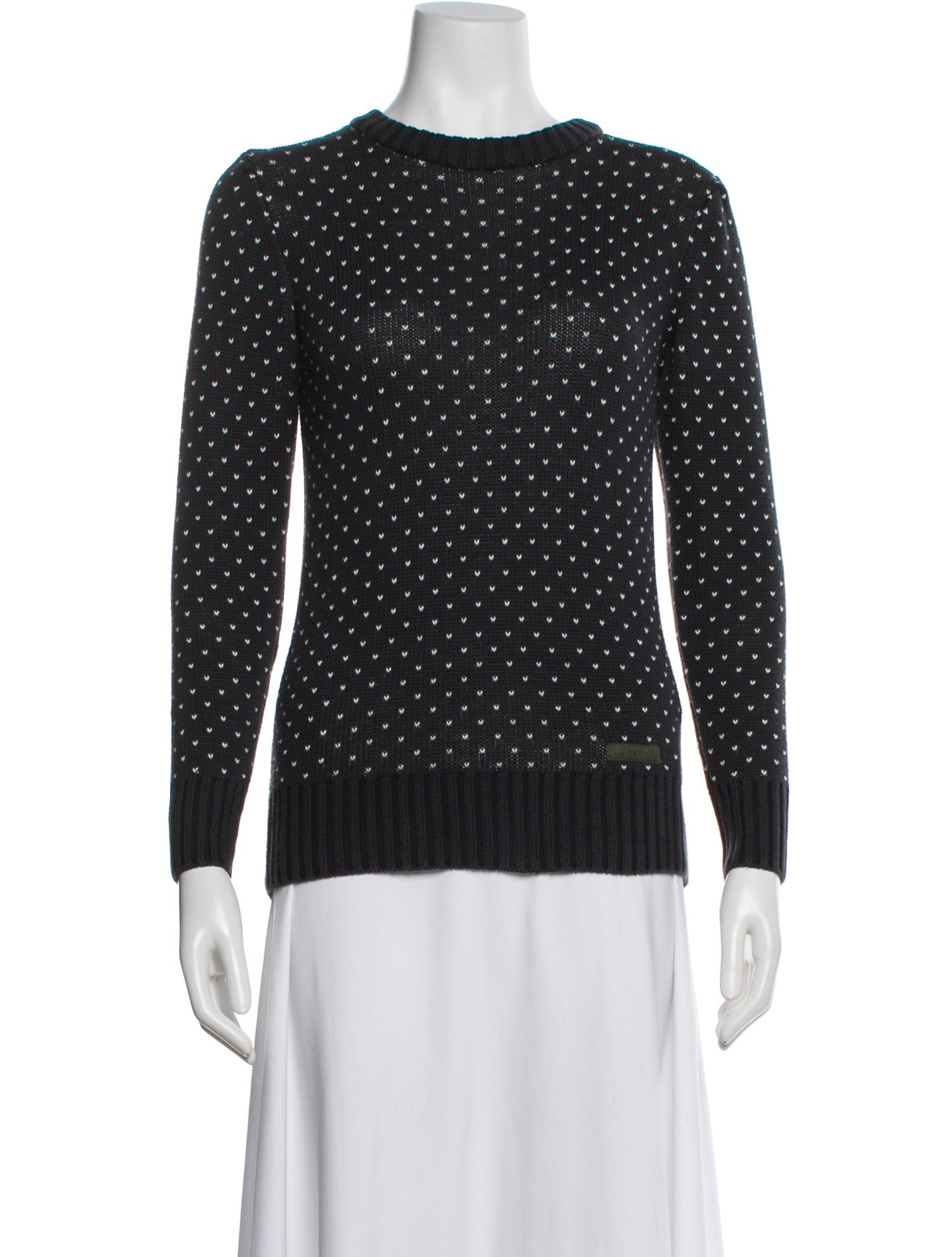 Barbour Printed Crew Neck Sweater