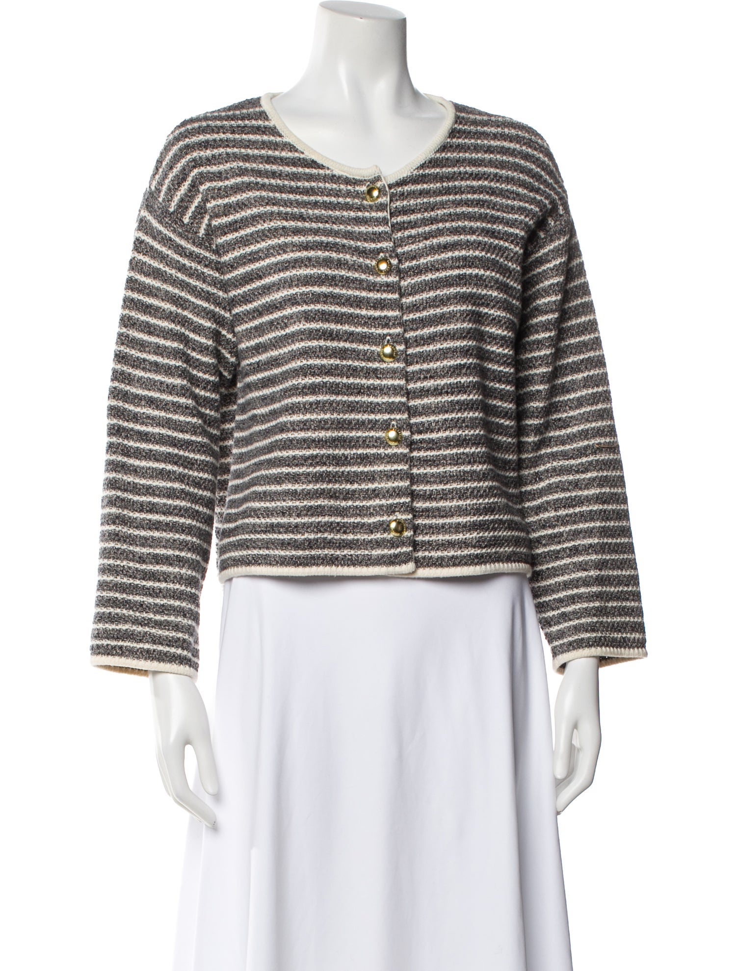 Barbour Striped Scoop Neck Sweater