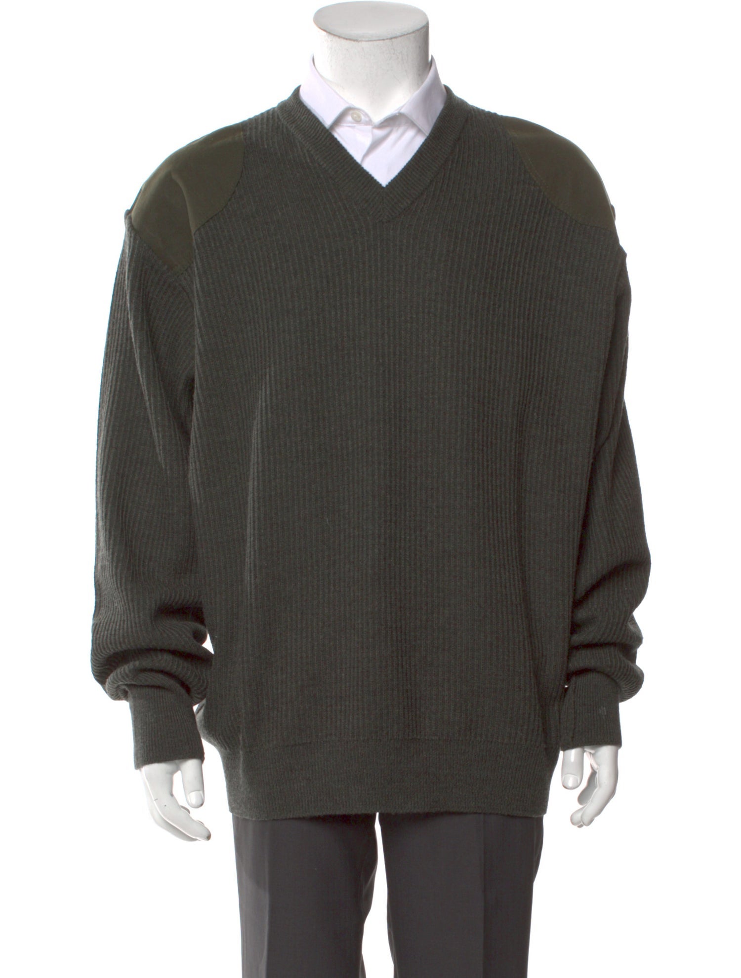 Barbour Wool V-Neck Pullover