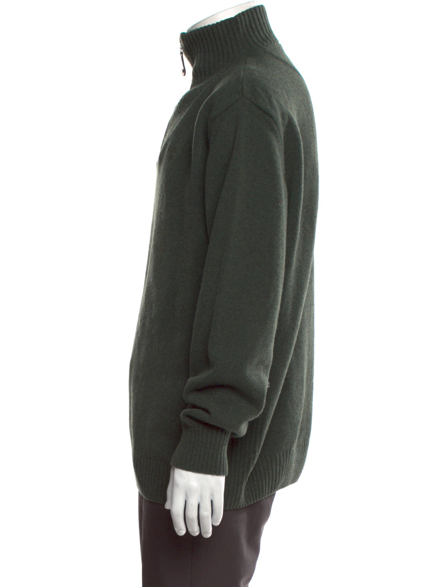 Barbour Lambswool Mock Neck Pullover