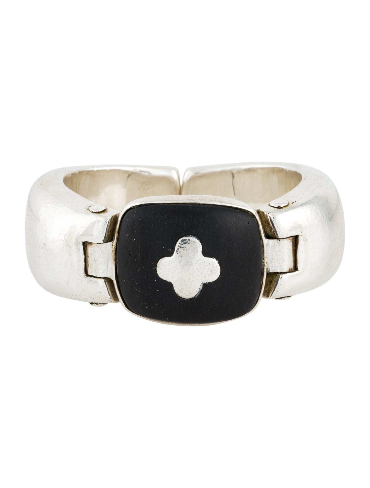 Vaubel Wood Hinged Bangle Bracelet