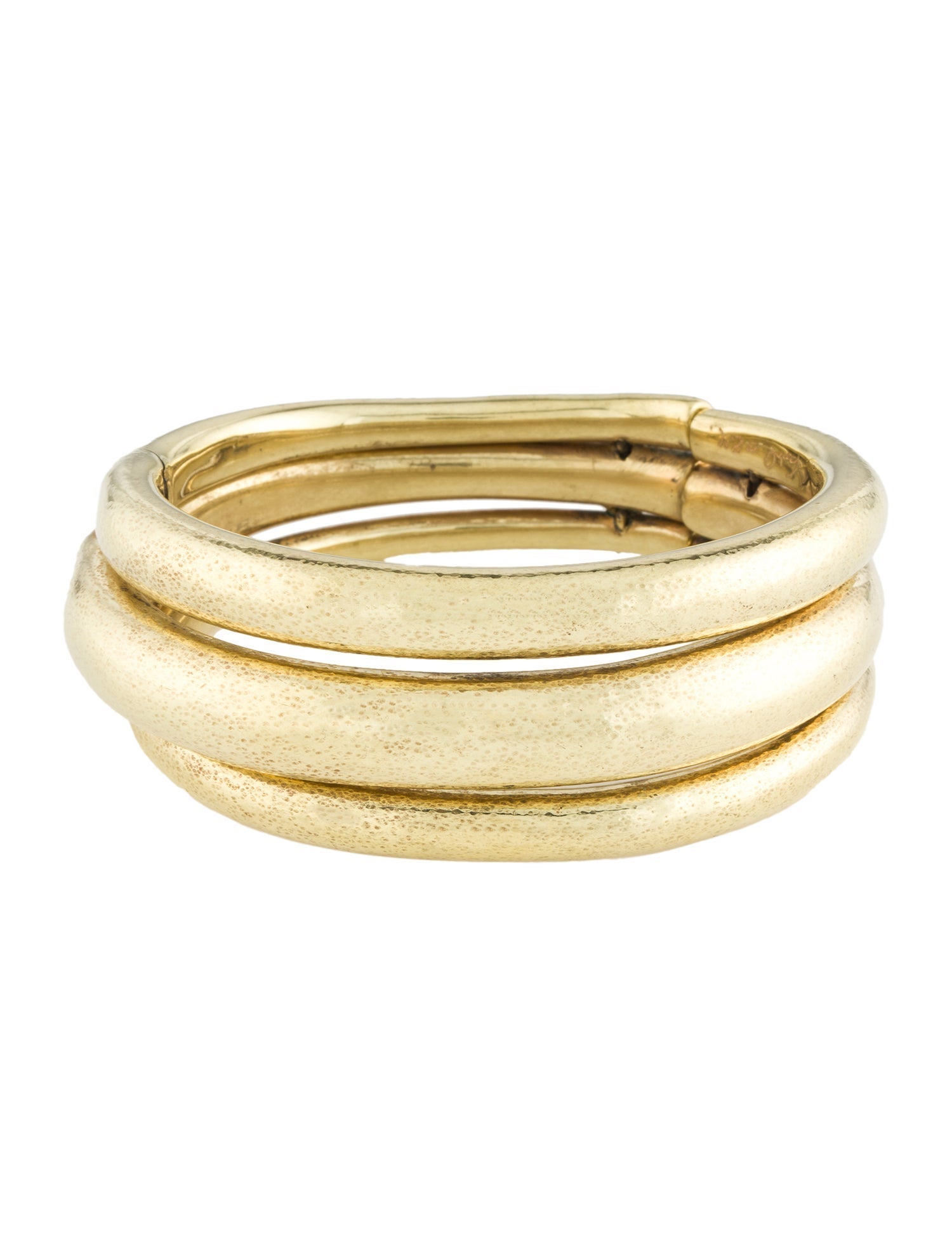 Vaubel Three Hinged Bangle Bracelet