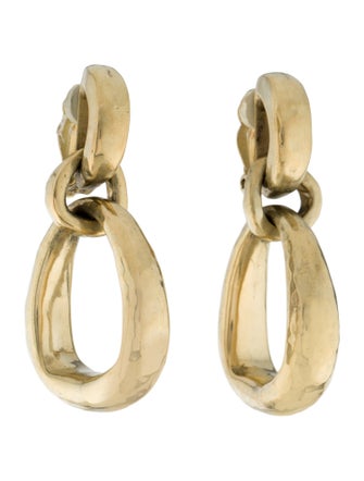 Vaubel Double Link Drop Clip-On Earrings