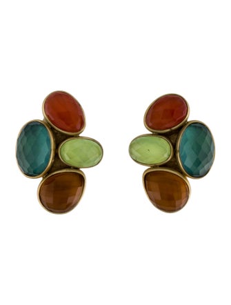 Vaubel Crystal Clip-On Earrings