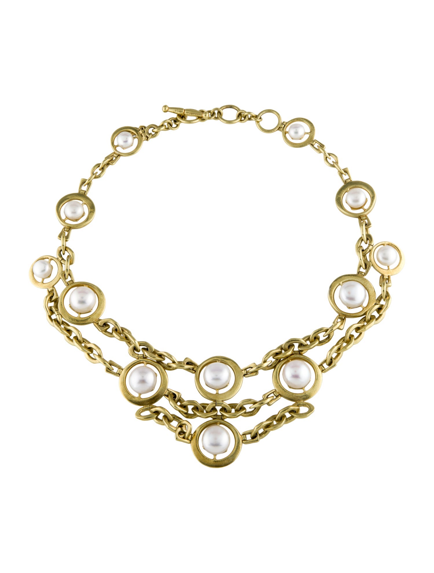 Vaubel Pearl Collar Necklace