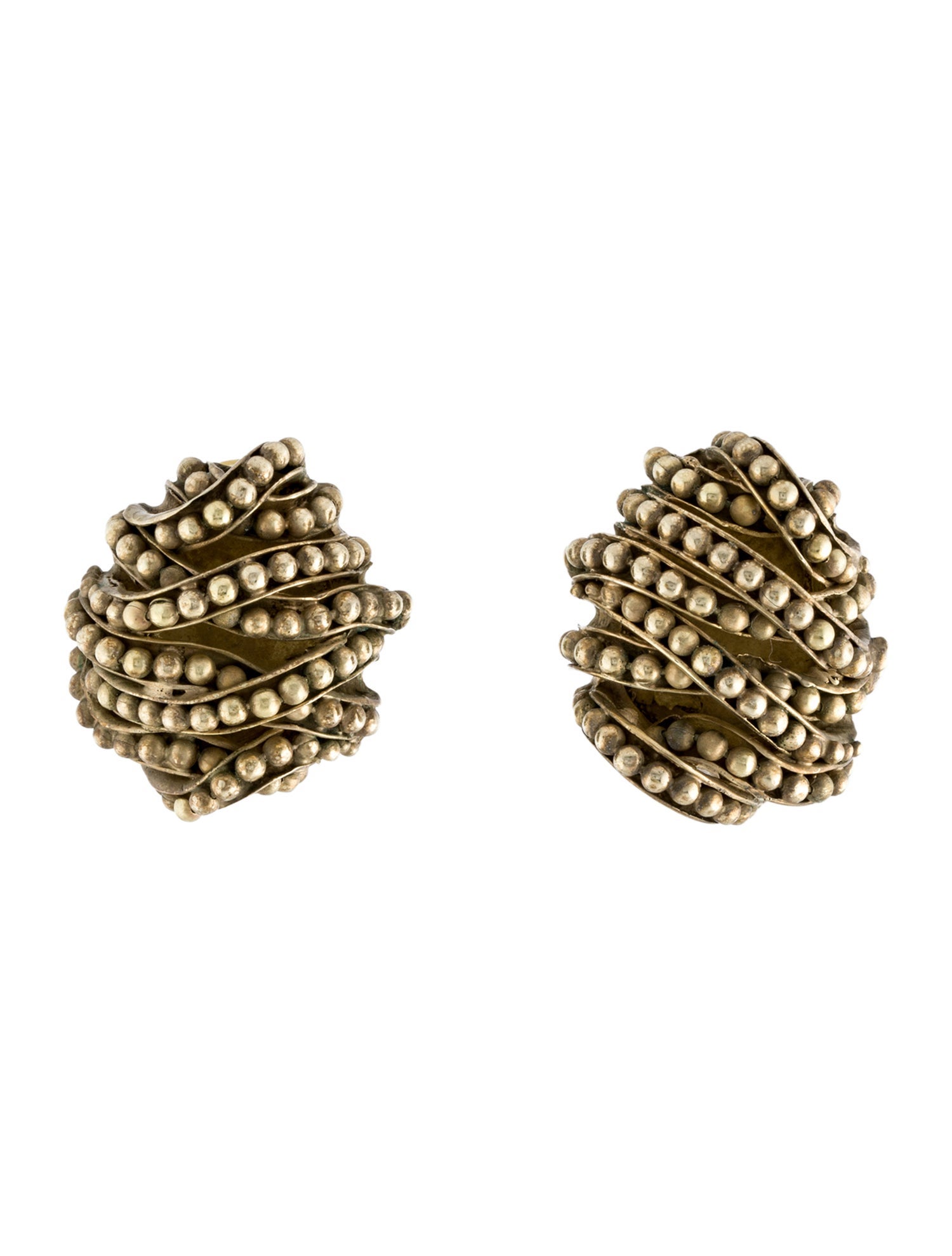 Vaubel Beaded Clip-On Earrings
