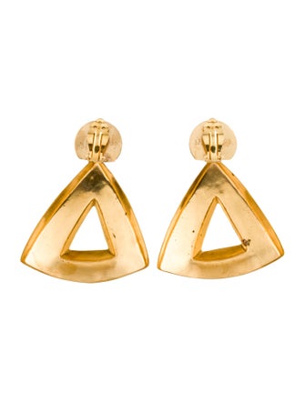 Vaubel Geometric Door Knocker Clip-On Earrings