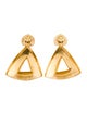 Vaubel Geometric Door Knocker Clip-On Earrings