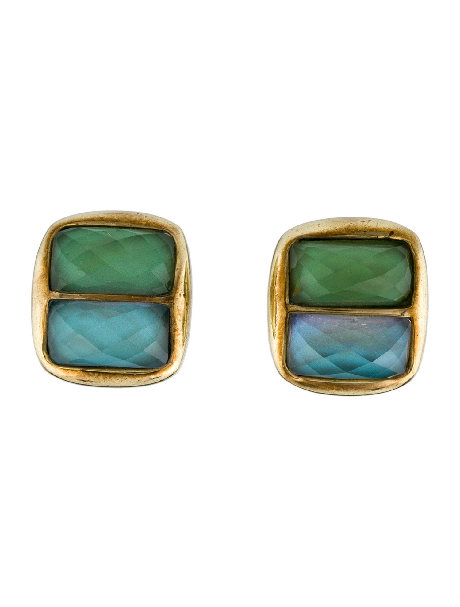 Vaubel Double Stone Stud Earrings
