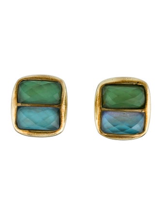 Vaubel Double Stone Stud Earrings