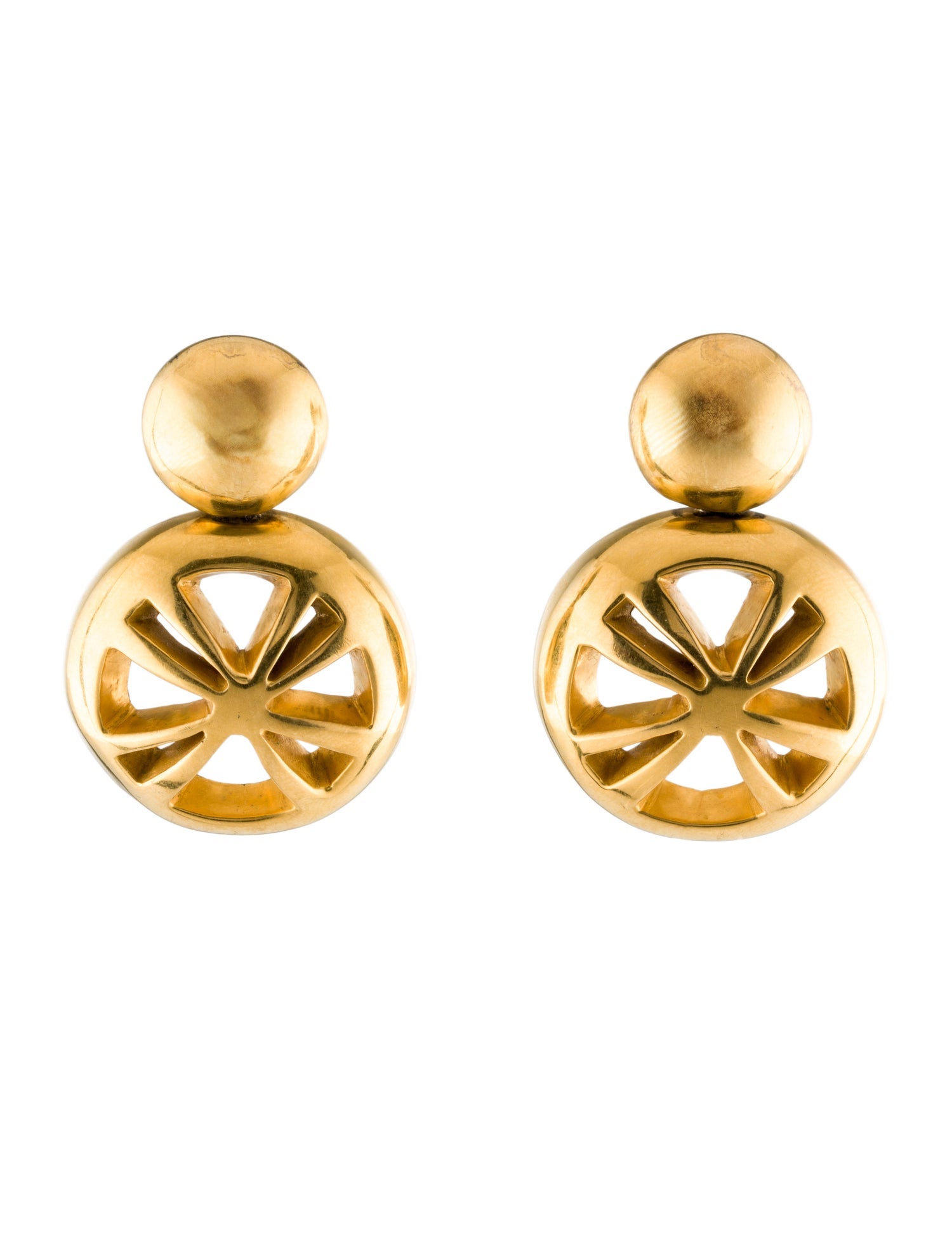 Vaubel Vintage Cutout Drop Earrings