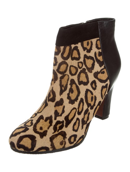Sam Edelman Ponyhair Leopard Print Booties