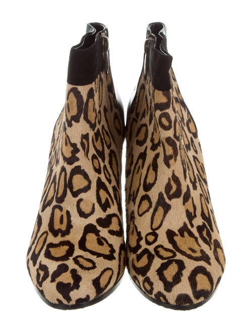 Sam Edelman Ponyhair Leopard Print Booties