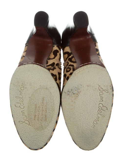 Sam Edelman Ponyhair Leopard Print Booties