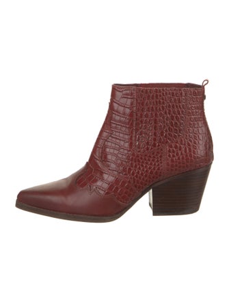 Sam Edelman Embossed Leather Boots
