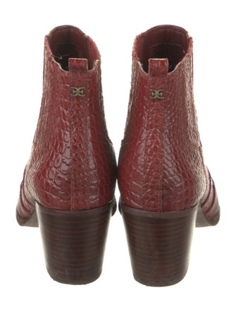 Sam Edelman Embossed Leather Boots