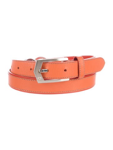 MCM Logo Leather Belt