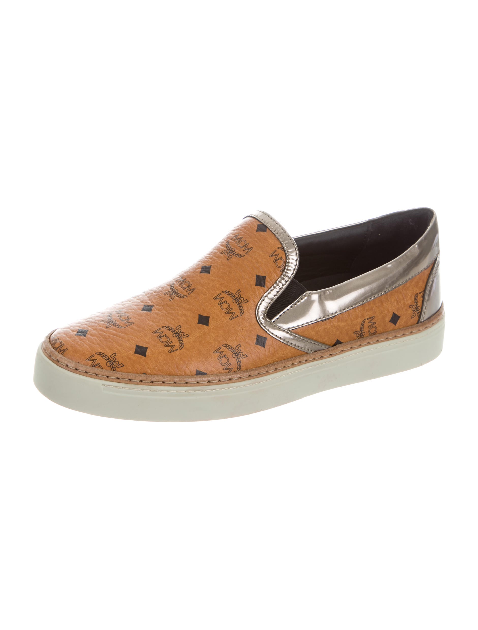 MCM Logo Slip-On Sneakers - Sneakers, Shoes - W3021053 | The RealReal