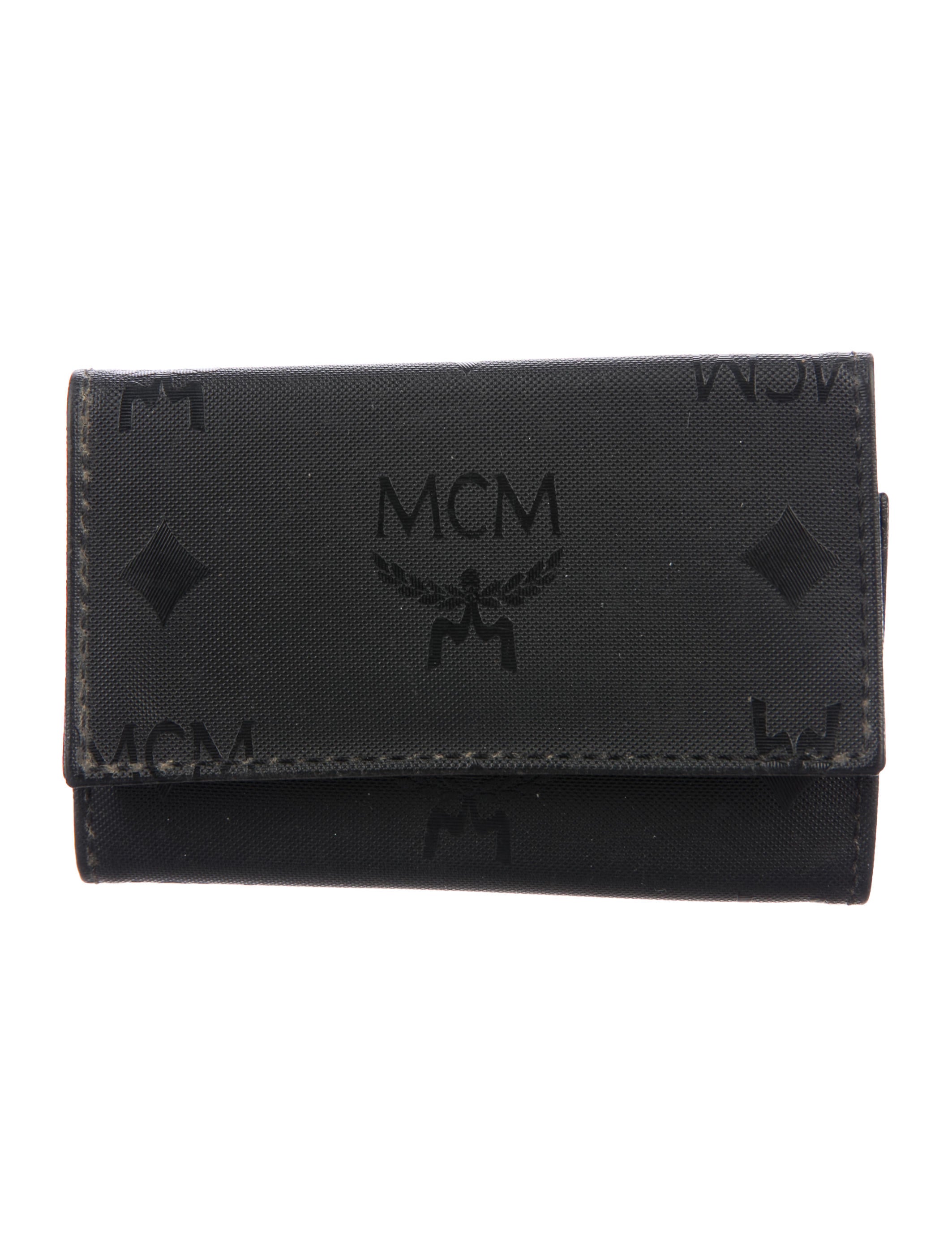 MCM Visetos Key Holder Wallet