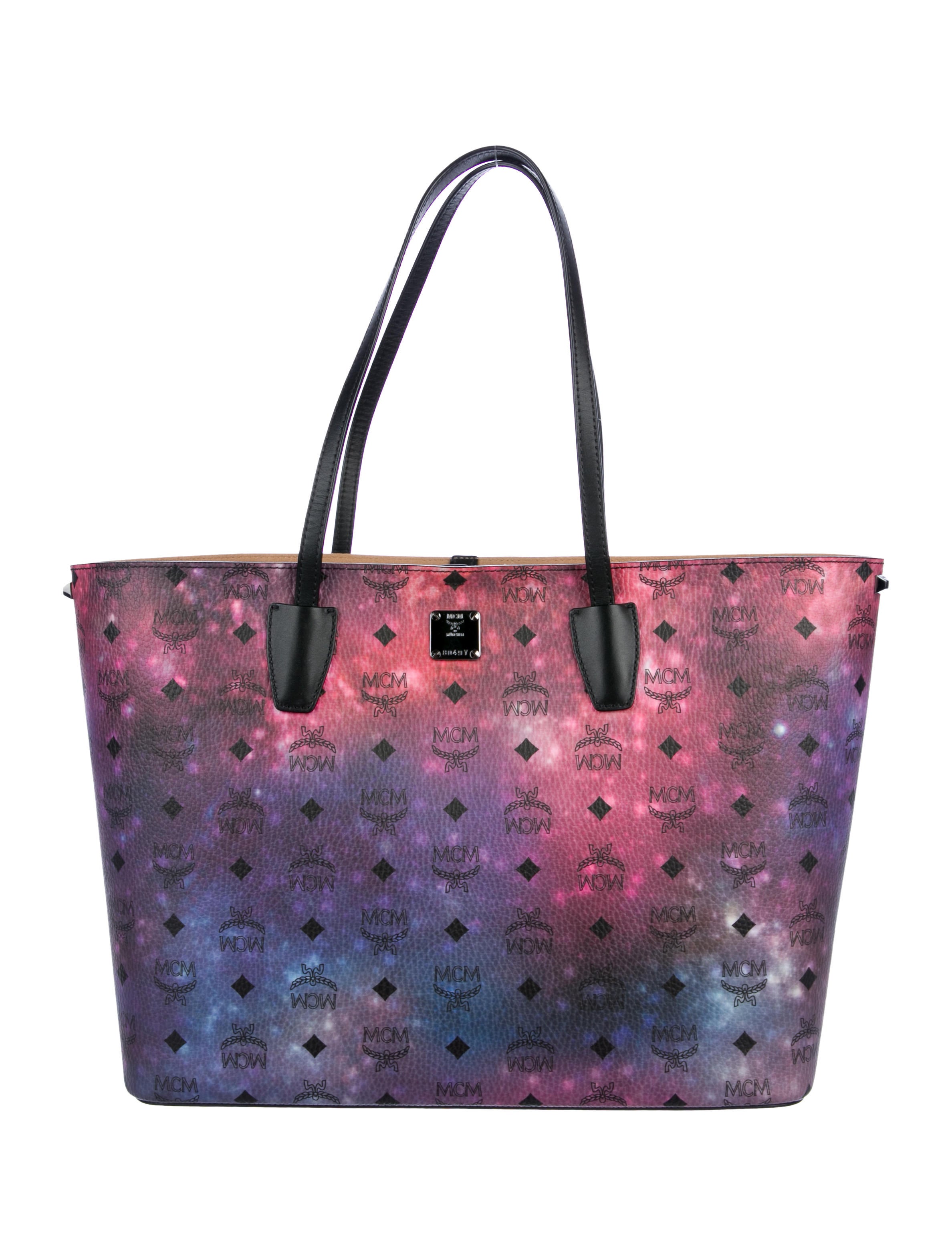 mcm galaxy reversible tote