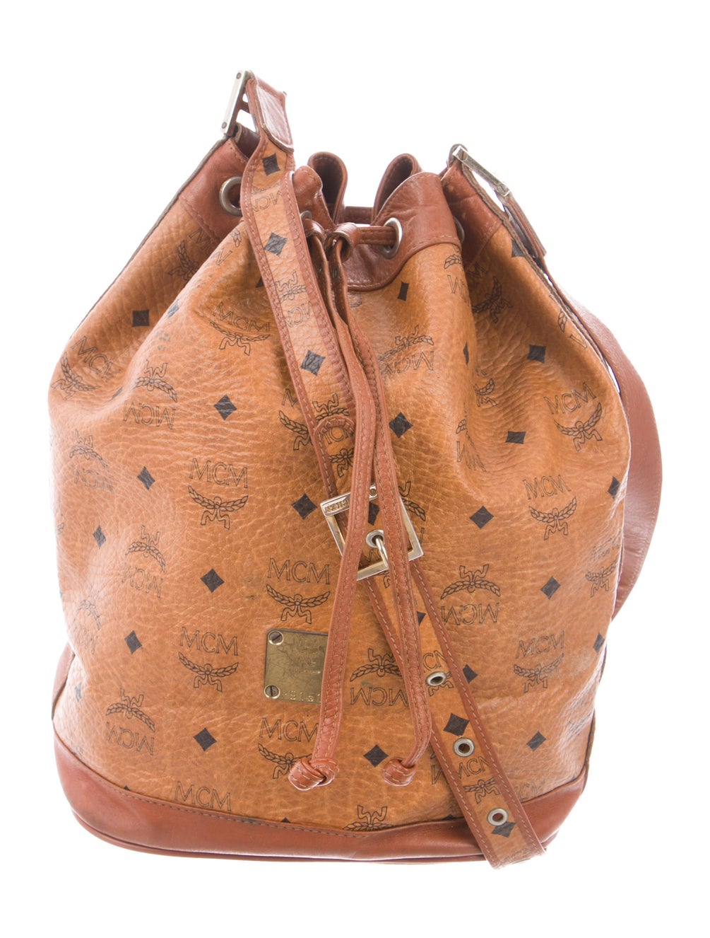 MCM Visetos Bucket Bag Handbags W3023197 The RealReal