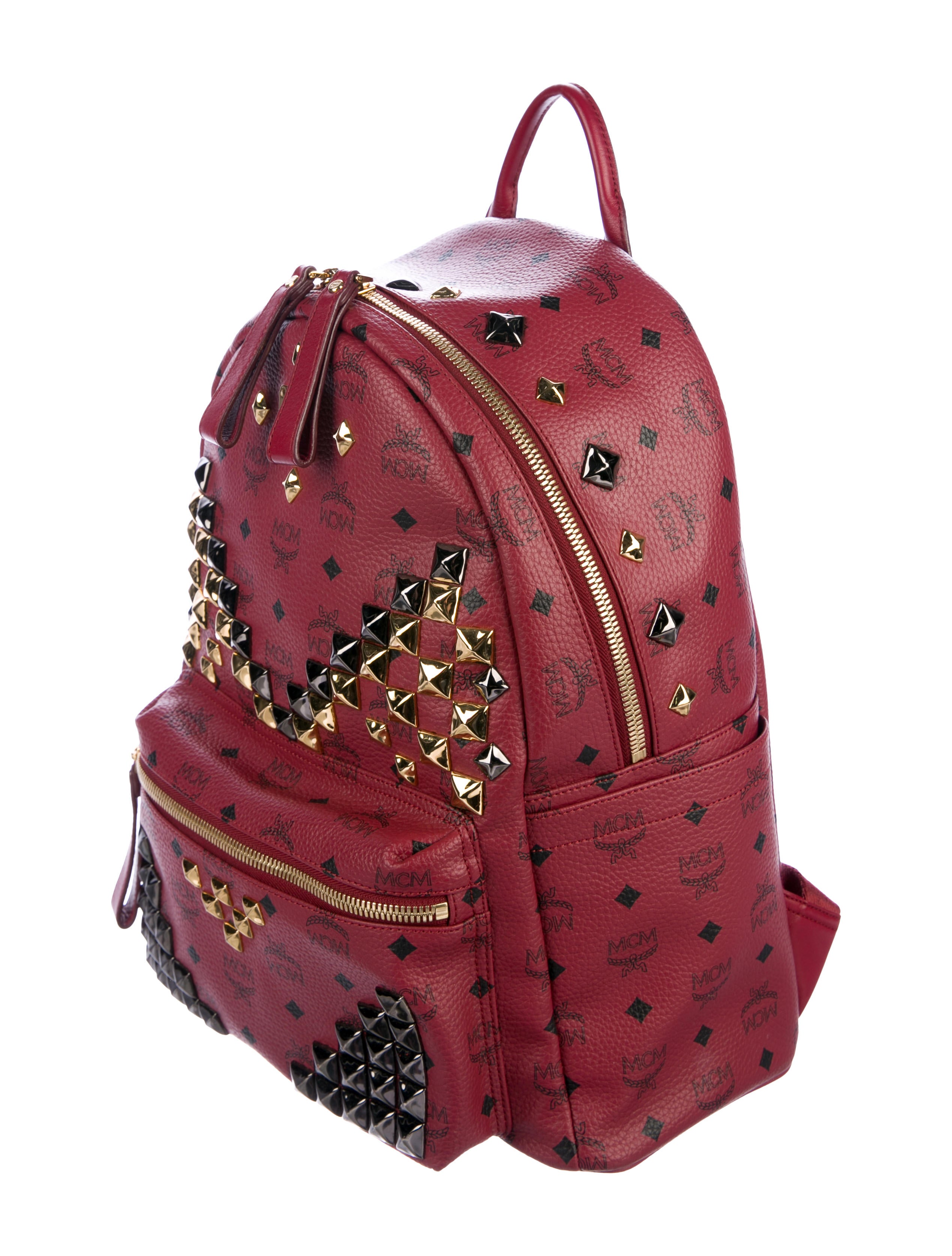 MCM Stark M Stud Backpack