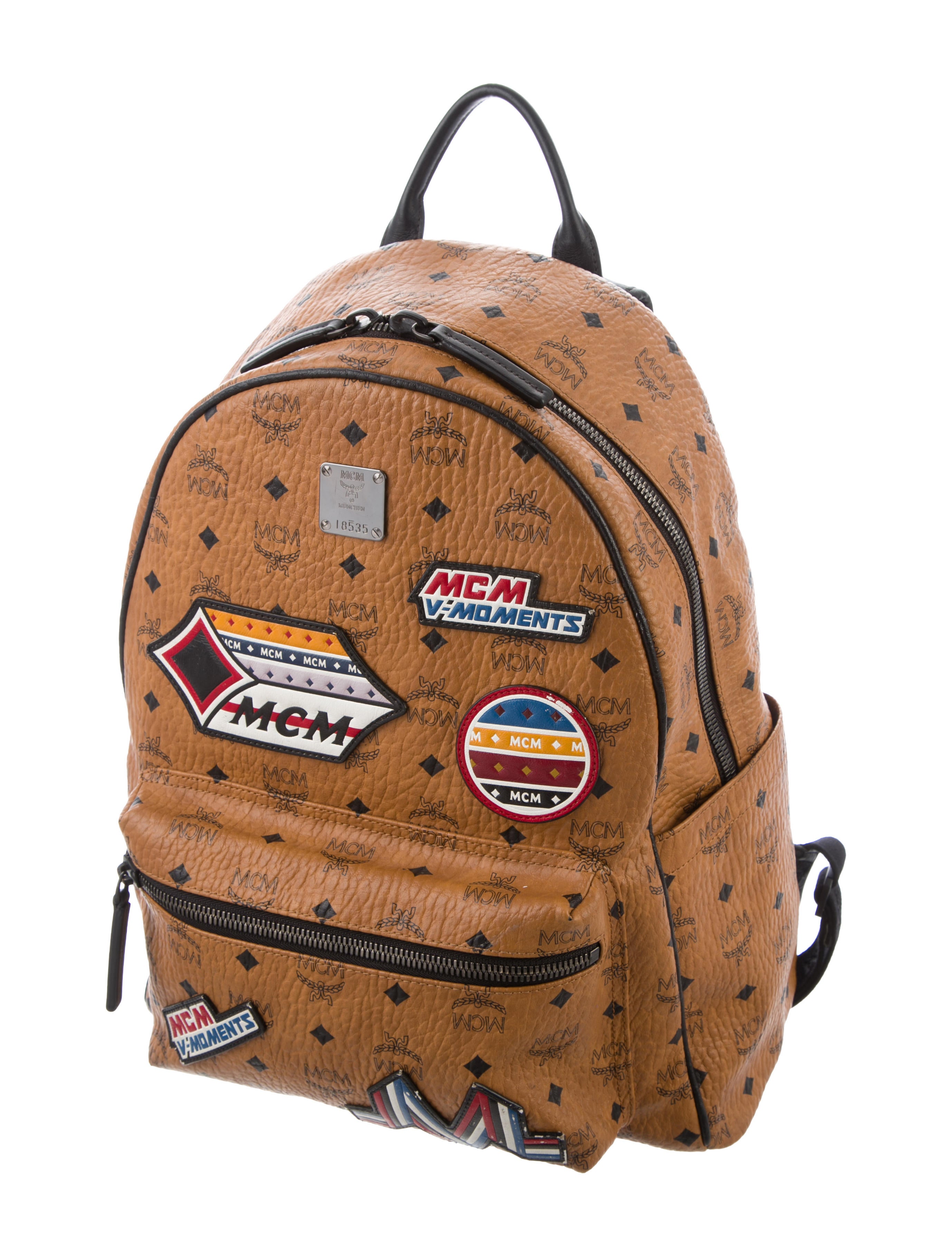 mcm stark victory patch visetos backpack