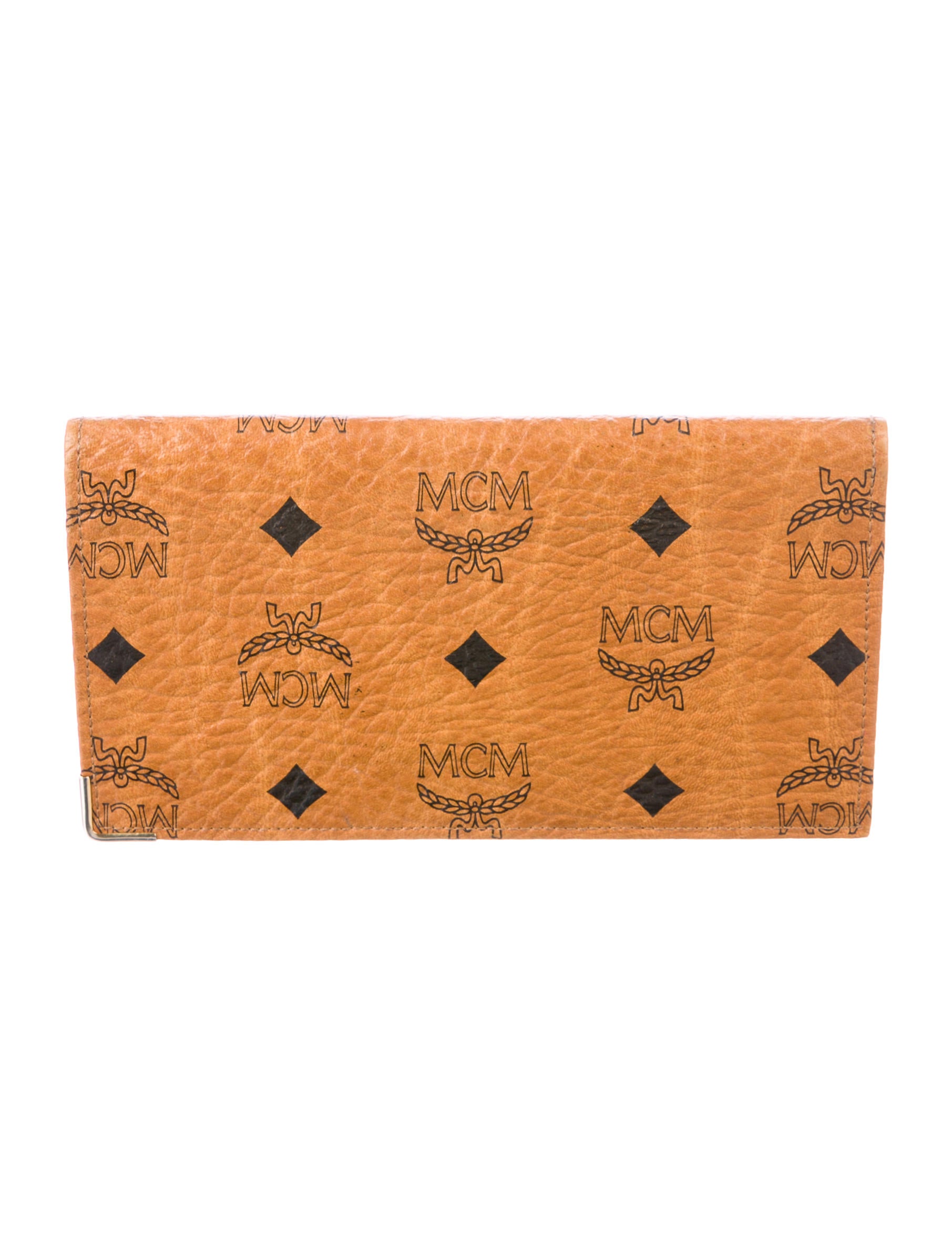 mcm checkbook cover