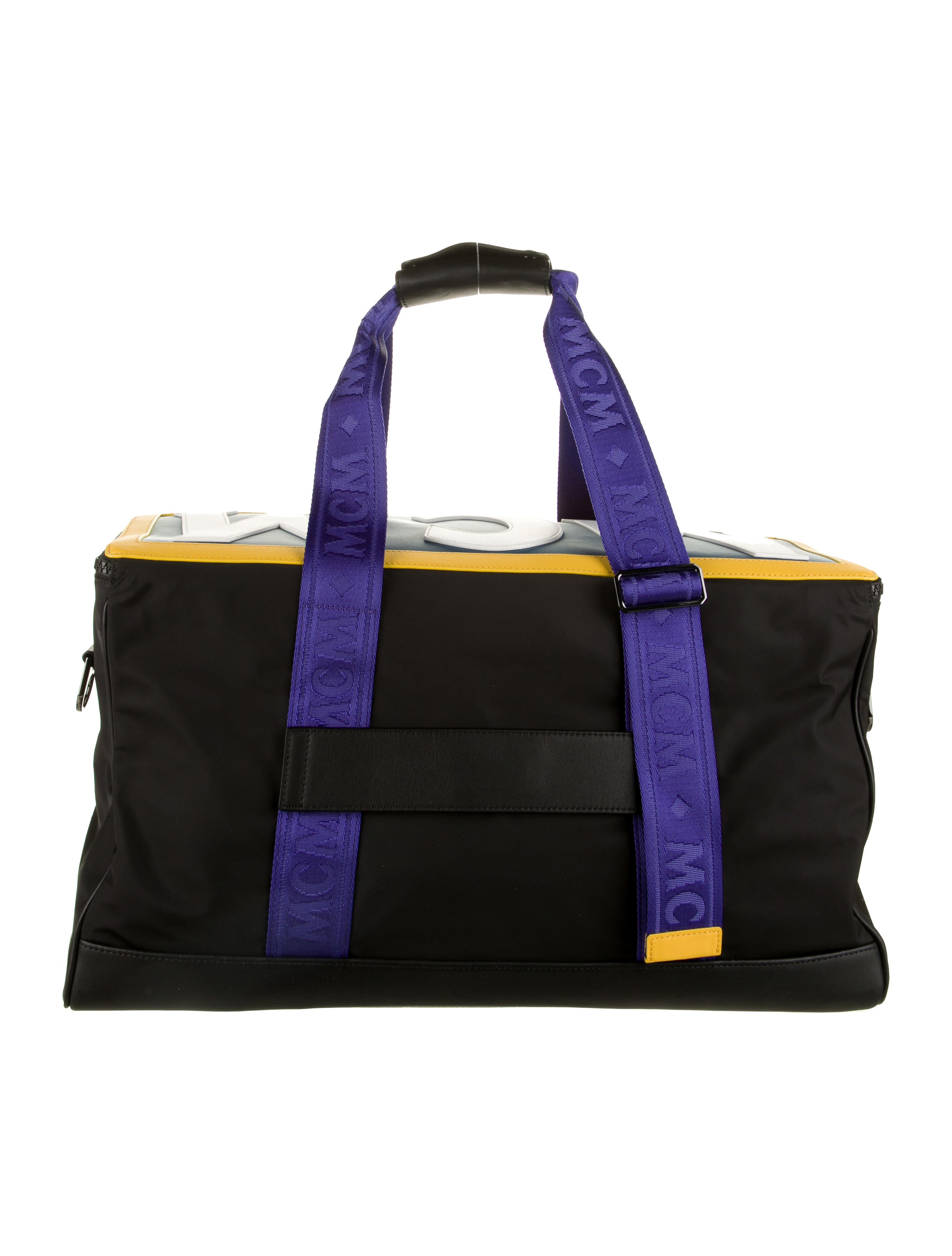 MCM LeatherTrimmed Duffel Bag Bags W3027793 The RealReal