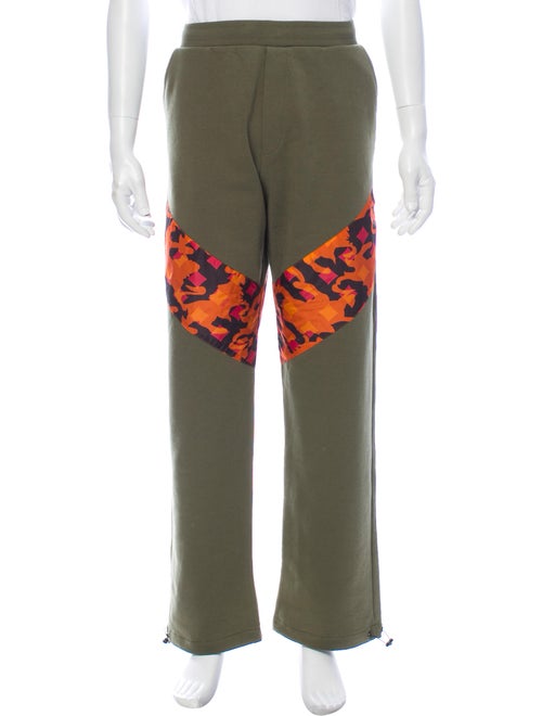 MCM Printed Sweatpants Green
