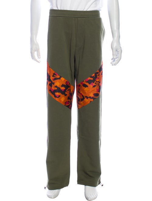 MCM Printed Sweatpants Green
