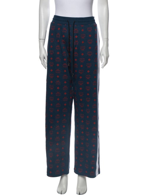 MCM Printed Pants Blue
