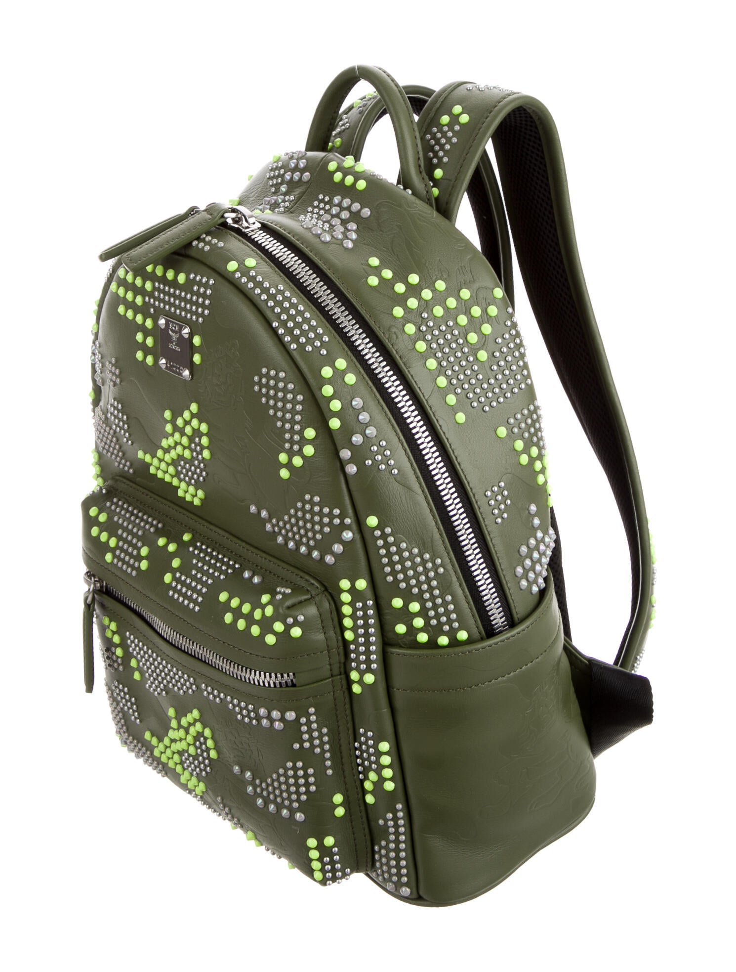 mcm backpack green
